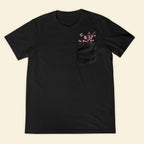 Embroidery Cherry Blossom Pocket T-shirt 1689321999302.jpg