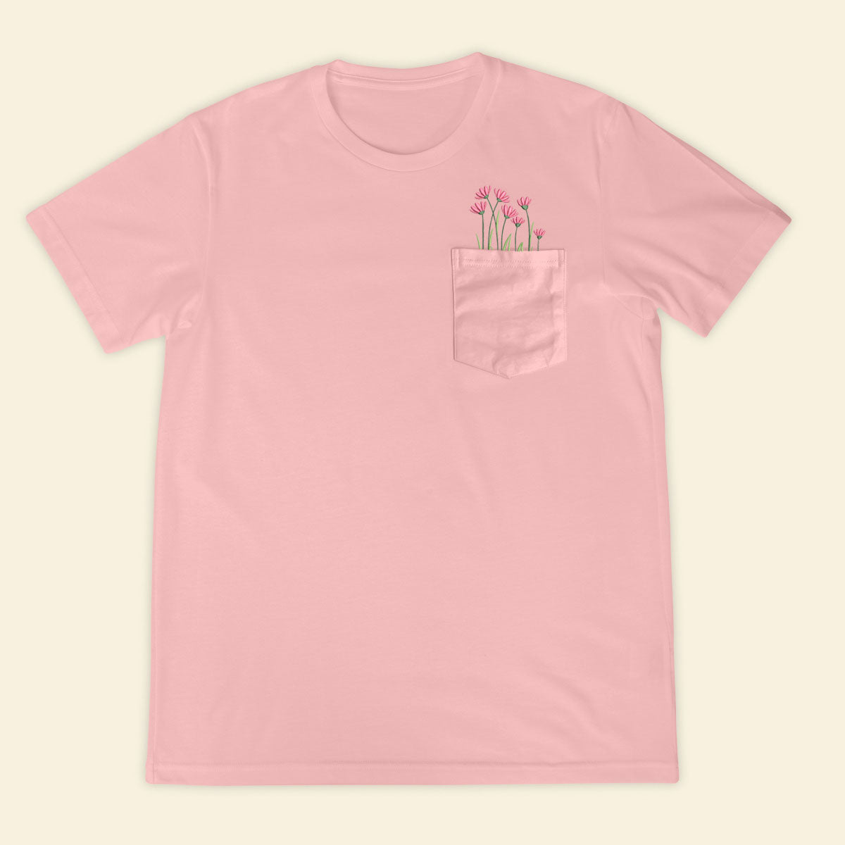 Embroidery Wildflowers Pocket T-shirt 1689322334100.jpg