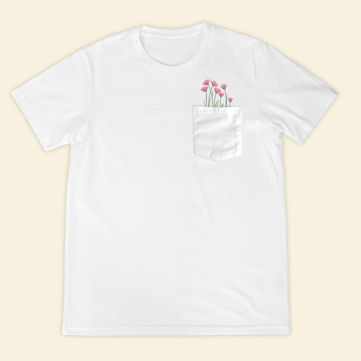 Embroidery Wildflowers Pocket T-shirt 1689322334115.jpg