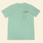Embroidery Tulips Pocket T-shirt 1689323632646.jpg