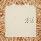 Embroidery Lavender Pocket T-shirt 1689323974494.jpg
