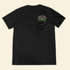 Embroidery Daisy Pocket T-shirt 1689324209267.jpg