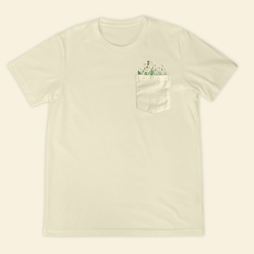 Embroidery Wildflowers Pocket T-shirt 1689325016194.jpg