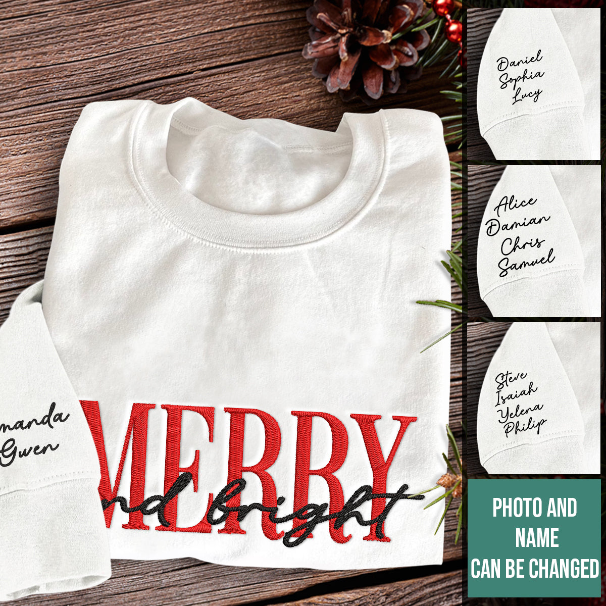 Merry And Bright   Personalized Embroidered Apparel   Christmas Gift 1695632490012.jpg
