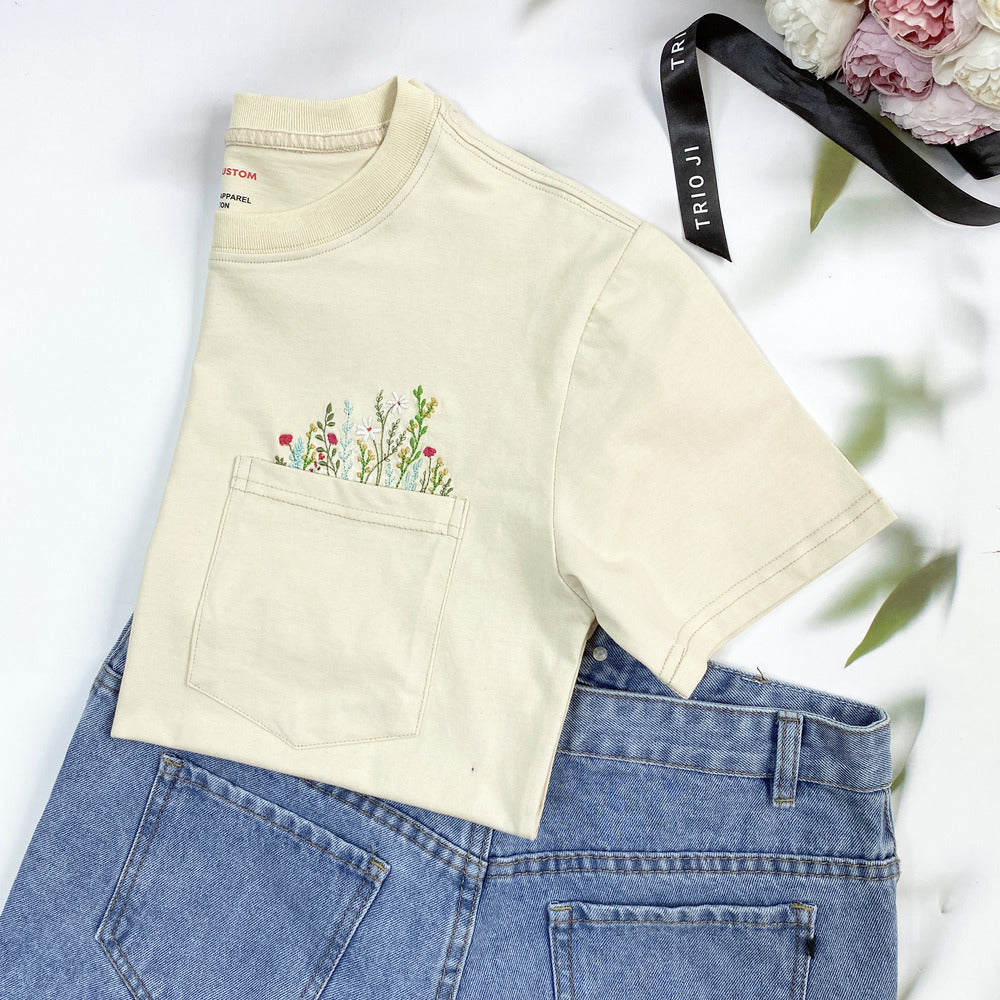 Embroidery Wildflower Pocket Shirt 1696240532376.jpg