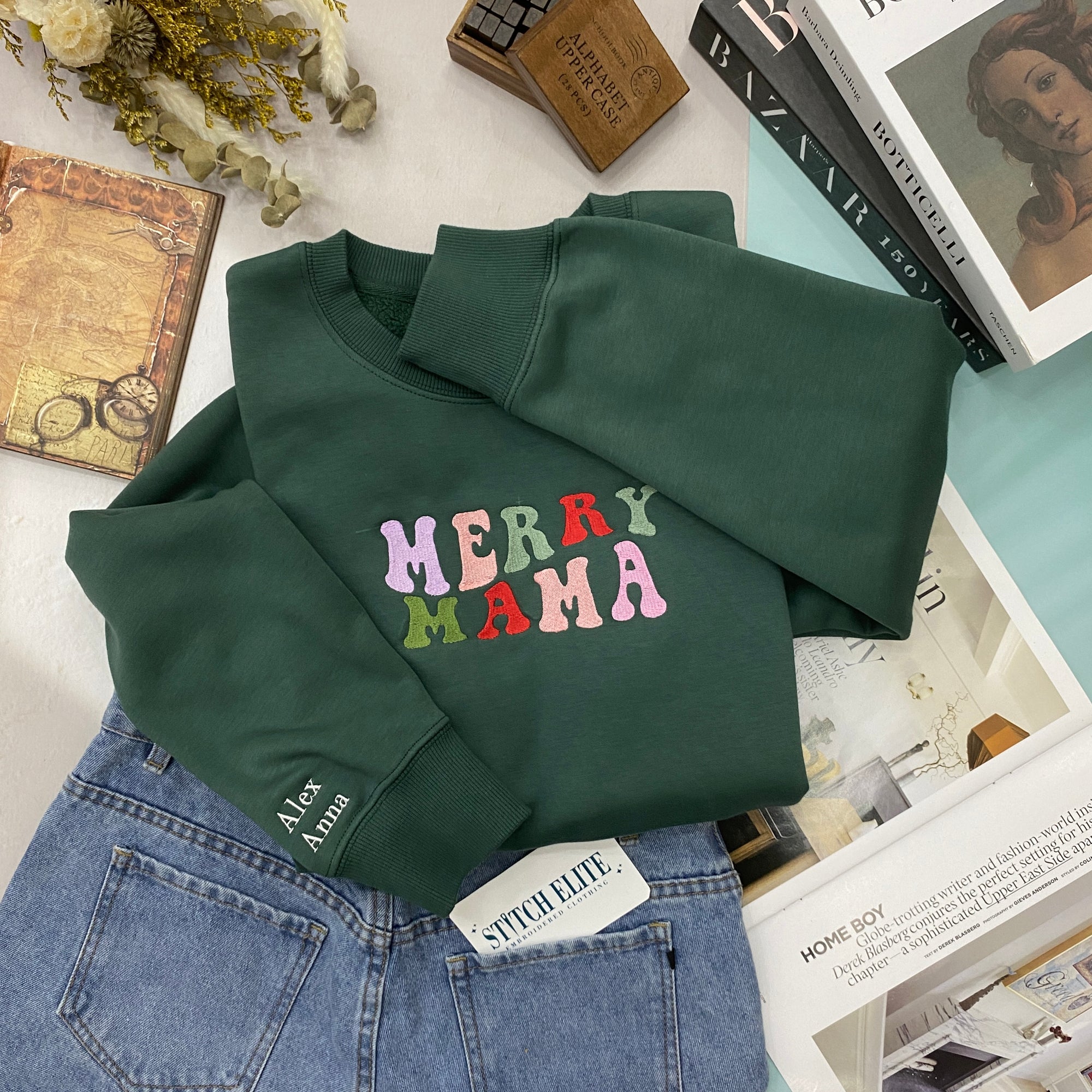 Merry Mama   Embroidered Apparel   Christmas Gift For Mother 1697771704915.jpg