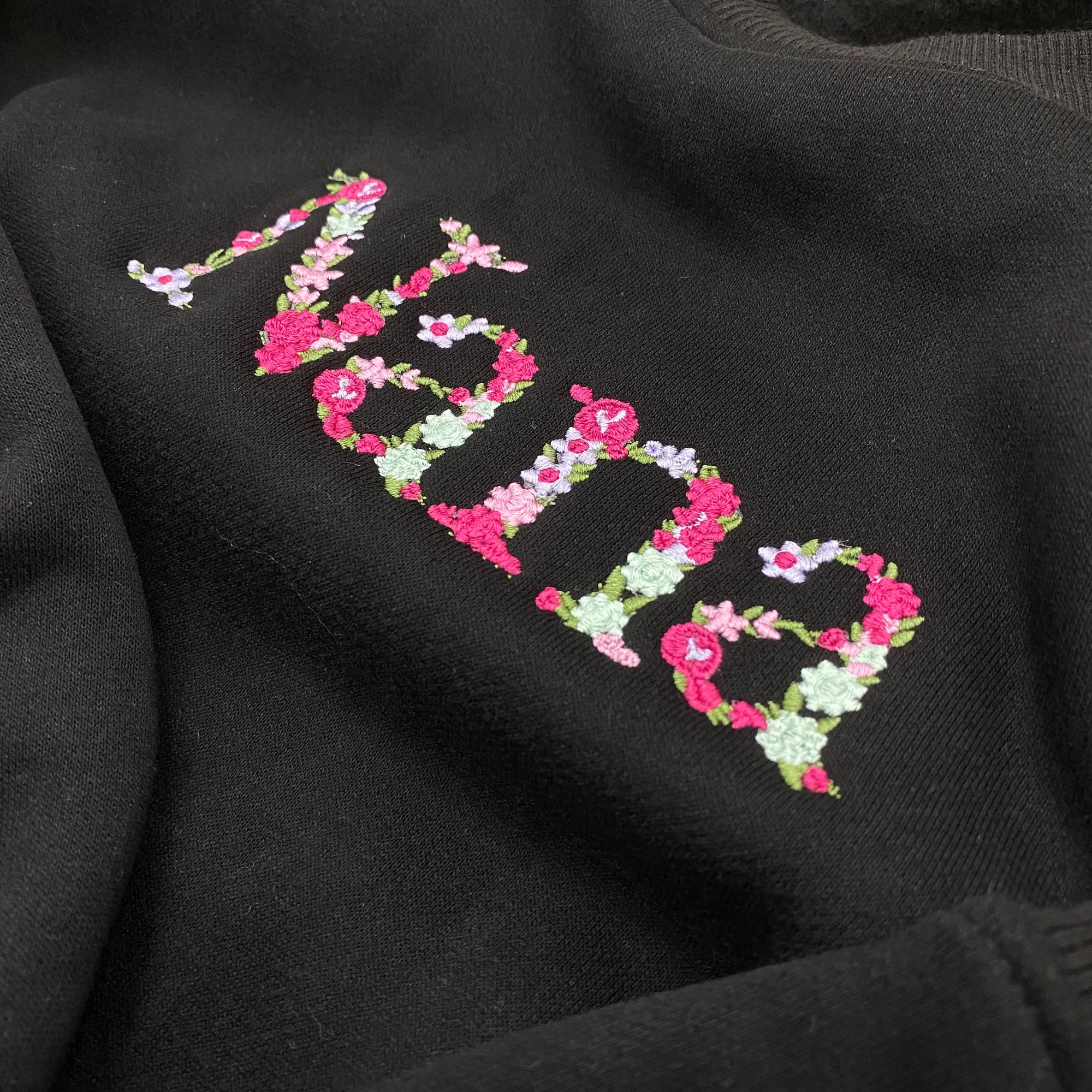 Colorful Flower Nana   Embroidered Apparel   Gift For Grandma 1697771807195.jpg