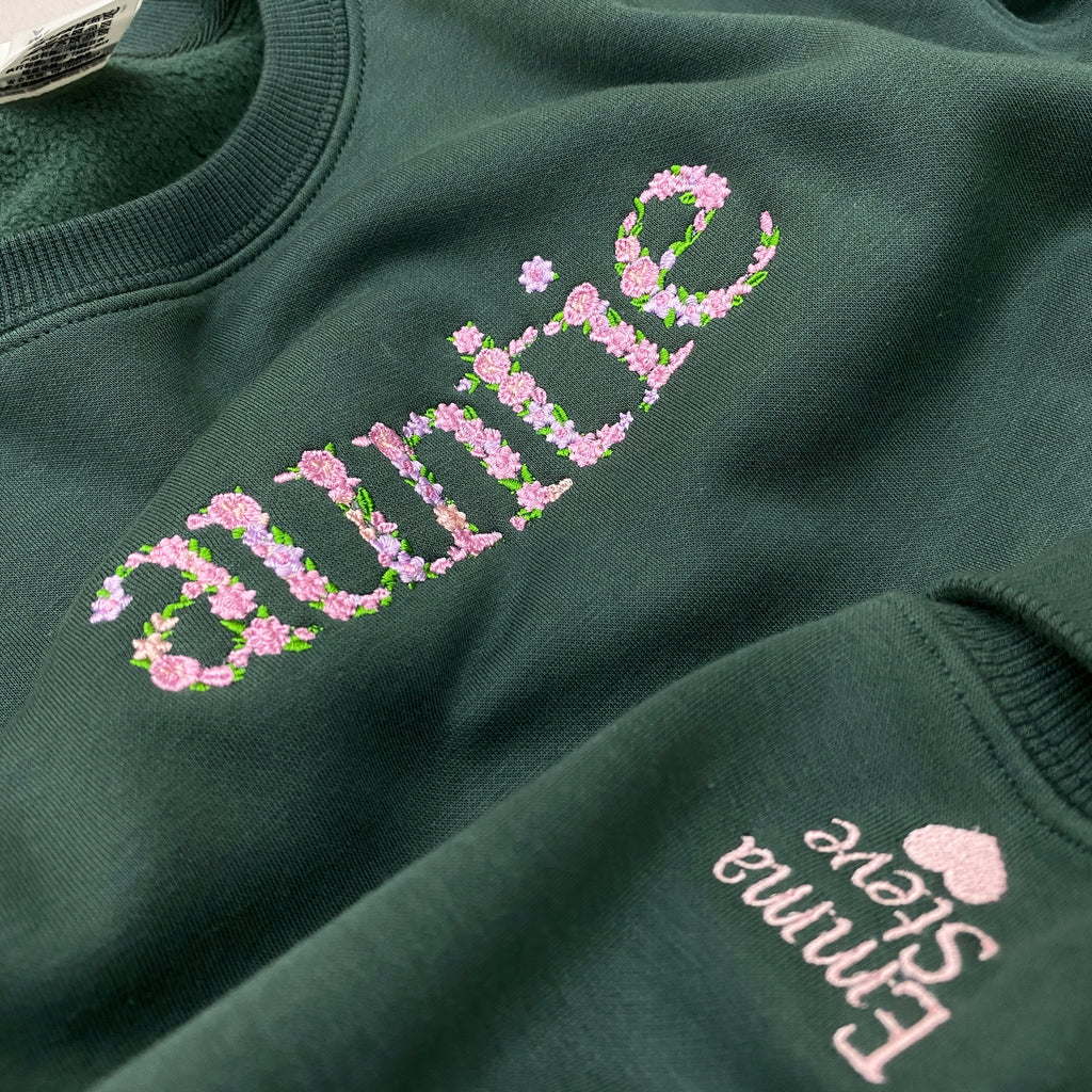 Auntie Floral   Embroidered Apparel   Gift For Aunt 1697771873860.jpg