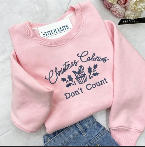 Christmas Calories Dont Count   Embroidered Apparel   Gift For Christmas 1698996871922.jpg