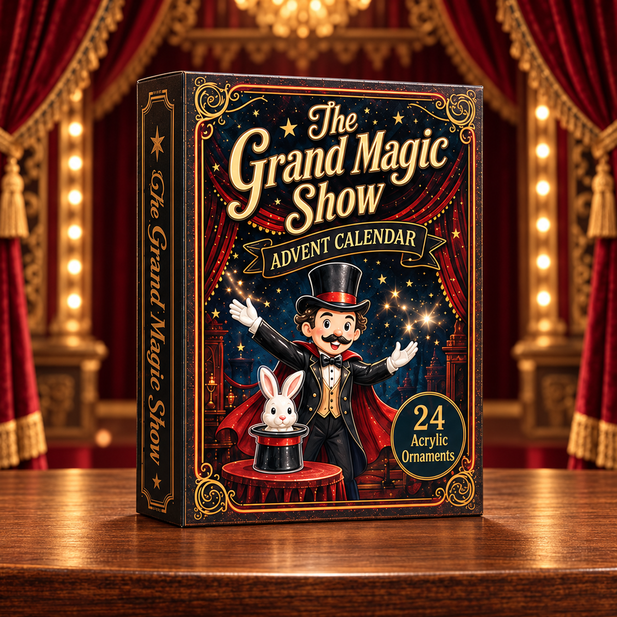 The Grand Magic Show Advent Calendar 2026 - 24-Day Festive Countdown, Acrylic Charms Blind Box - Gift For Magic Lovers 16ee018a-2571-459b-b291-d282139a9c79-magic-show-box.png