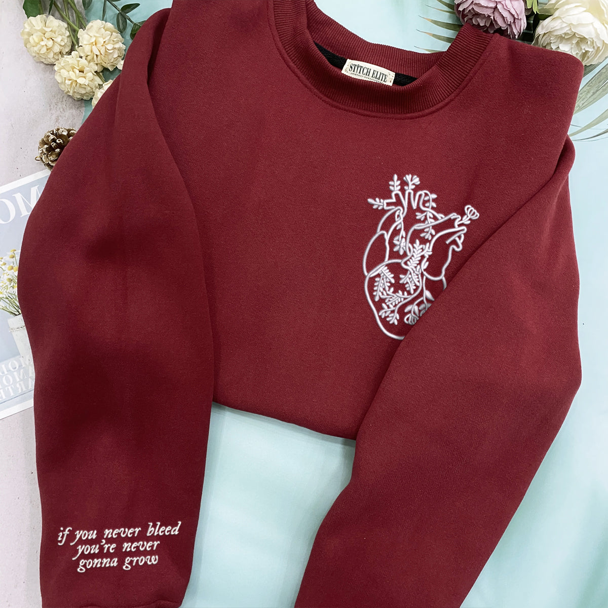 You Never Bleed Embroidered Apparel 1700728024873.jpg