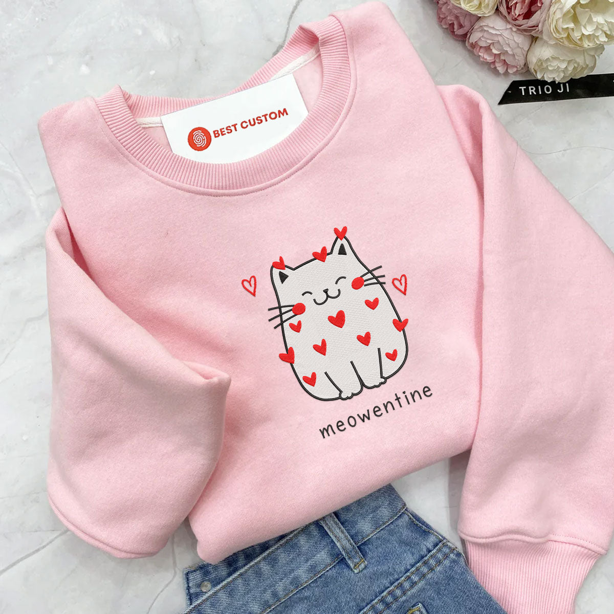 Cat Lover Valentines Day Meowentine   Embroidery Apparel   Valentines Day Gift 1703818225360.jpg