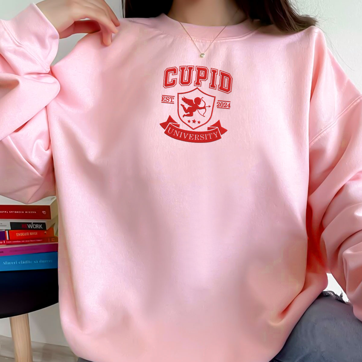 Cupid University   Embroidered Apparel   Funny Valentines Day Gift 1703818751163.jpg
