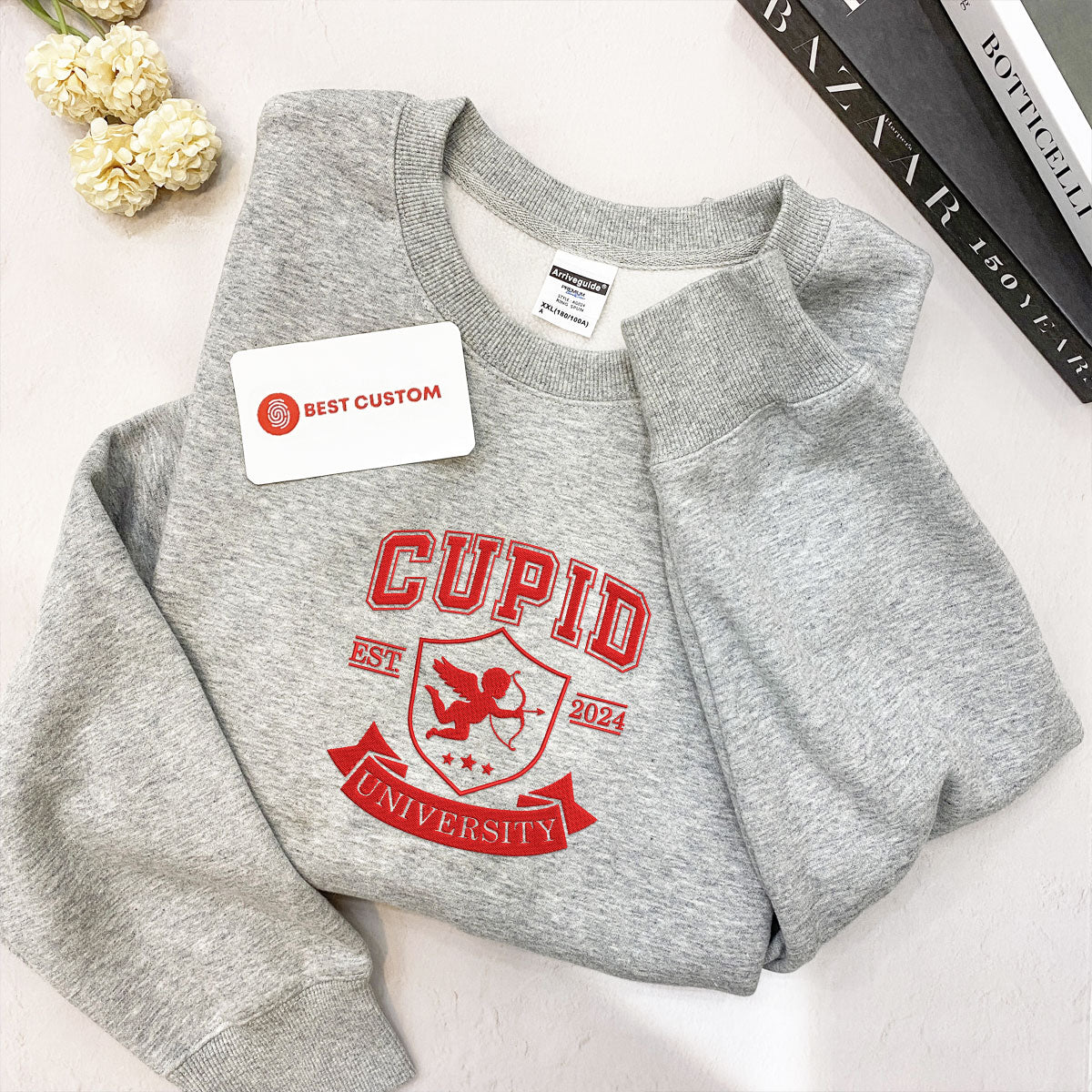 Cupid University   Embroidered Apparel   Funny Valentines Day Gift 1703818751408.jpg