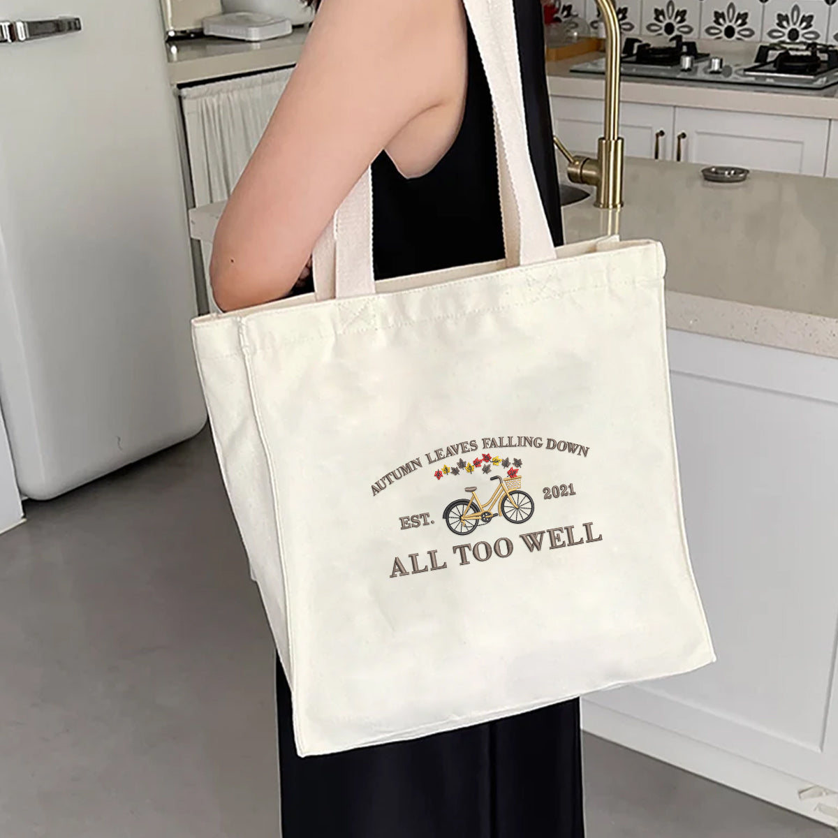 Autumn Leaves Falling Down Ts Embroidered Tote Bag 1706254237722.jpg