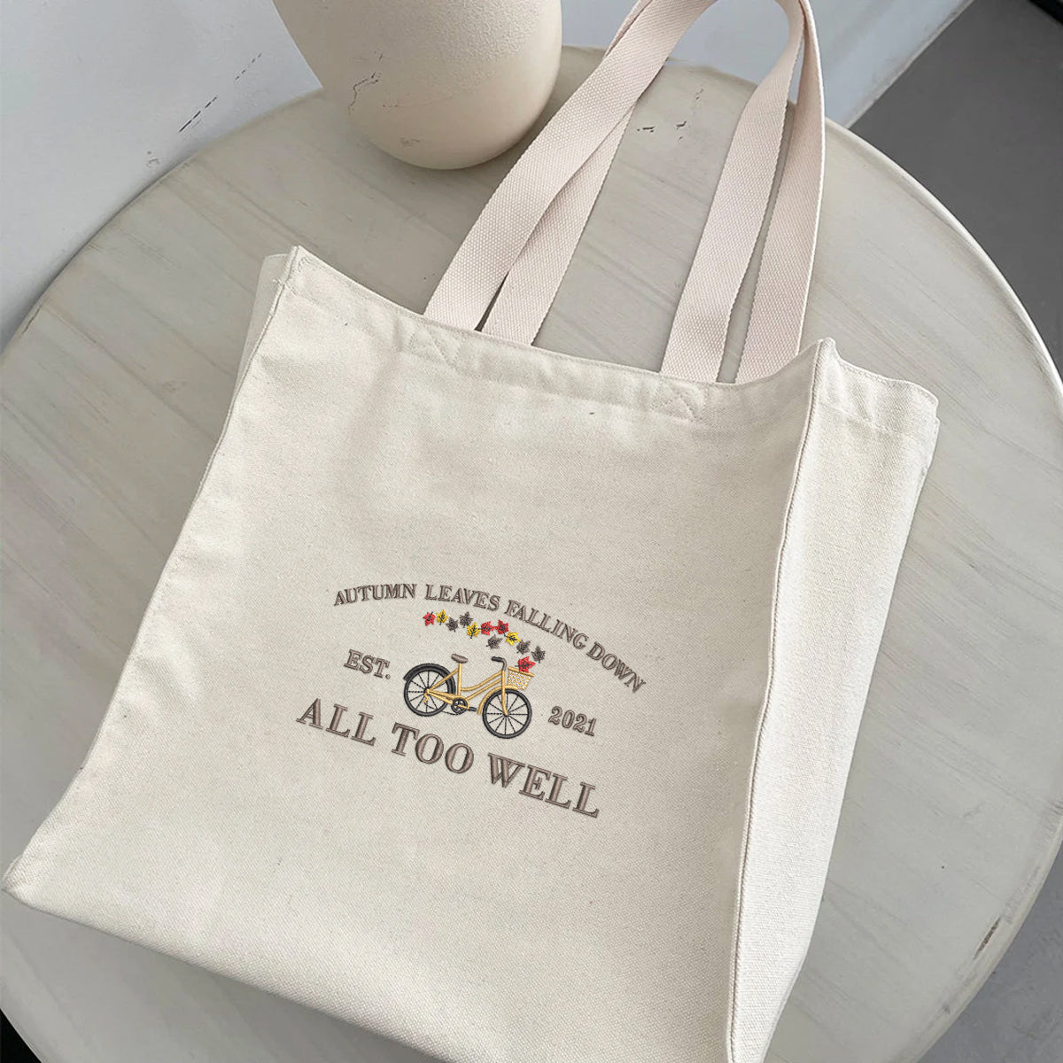Autumn Leaves Falling Down Ts Embroidered Tote Bag 1706254237869.jpg