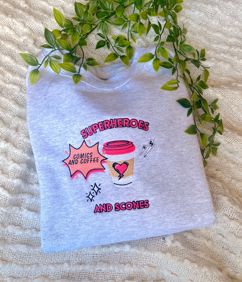 Superheroes And Scones Addicted Series Embroidered Shirt 1715586397935.jpg