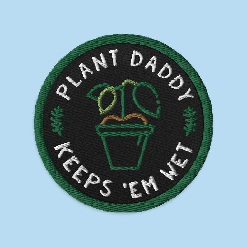 Plant Daddy Patch   House Plant Patch   Plant Lover Gift Embroidered Patch Fathers Day Gift 1716439063749.jpg