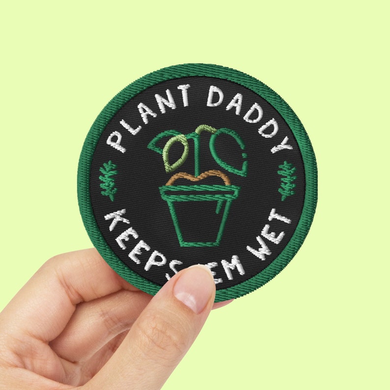 Plant Daddy Patch   House Plant Patch   Plant Lover Gift Embroidered Patch Fathers Day Gift 1716439063792.jpg