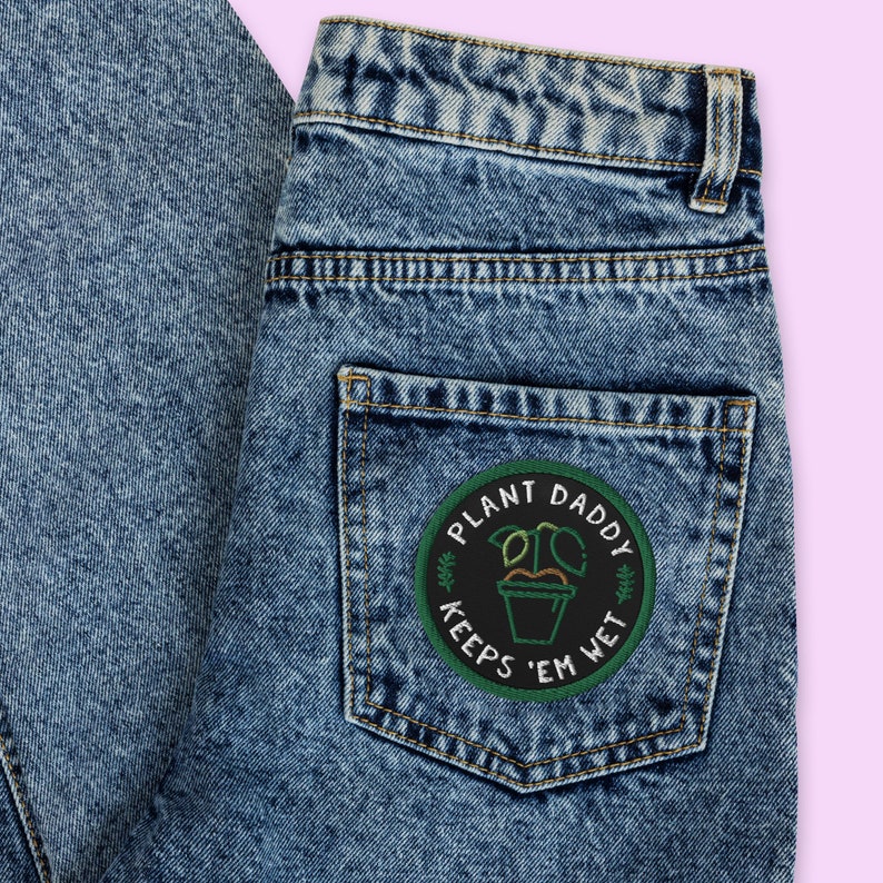 Plant Daddy Patch   House Plant Patch   Plant Lover Gift Embroidered Patch Fathers Day Gift 1716439064290.jpg