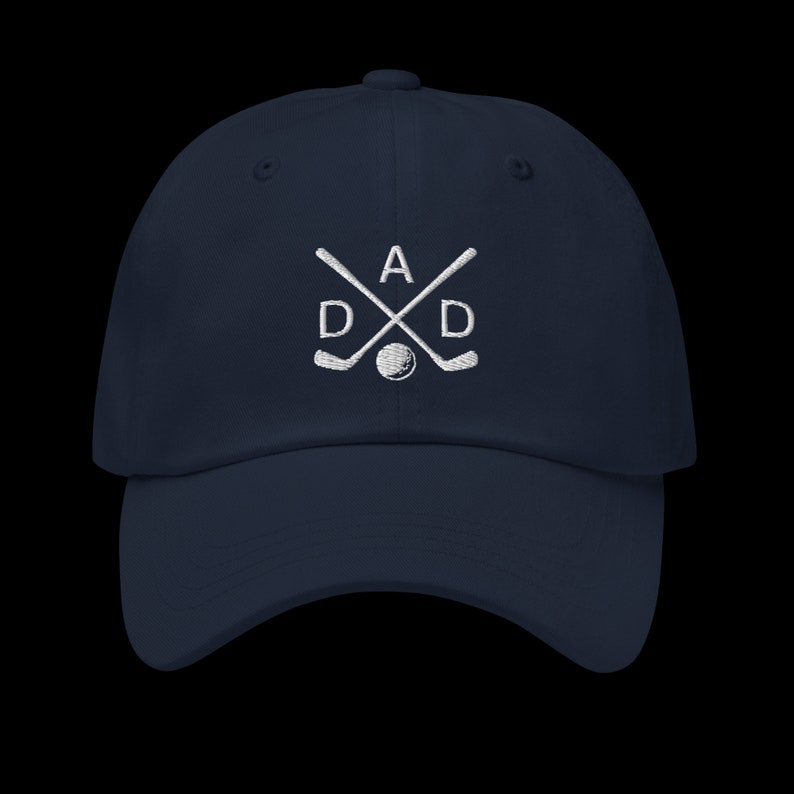 Golf Dad Hat   Perfect Fathers Day Gift   Stylish Cotton Cap For Golf Lovers   Unique Dad Birthday Present Embroidered Cap 1716803016201.jpg