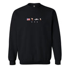 Usa Embroidery Sweatshirt United States America Crewneck Flag Cowboy Boots Cowboy Hat Cowgirl Truck Jeep Eagle Patriot July 4th 1716953869693.jpg