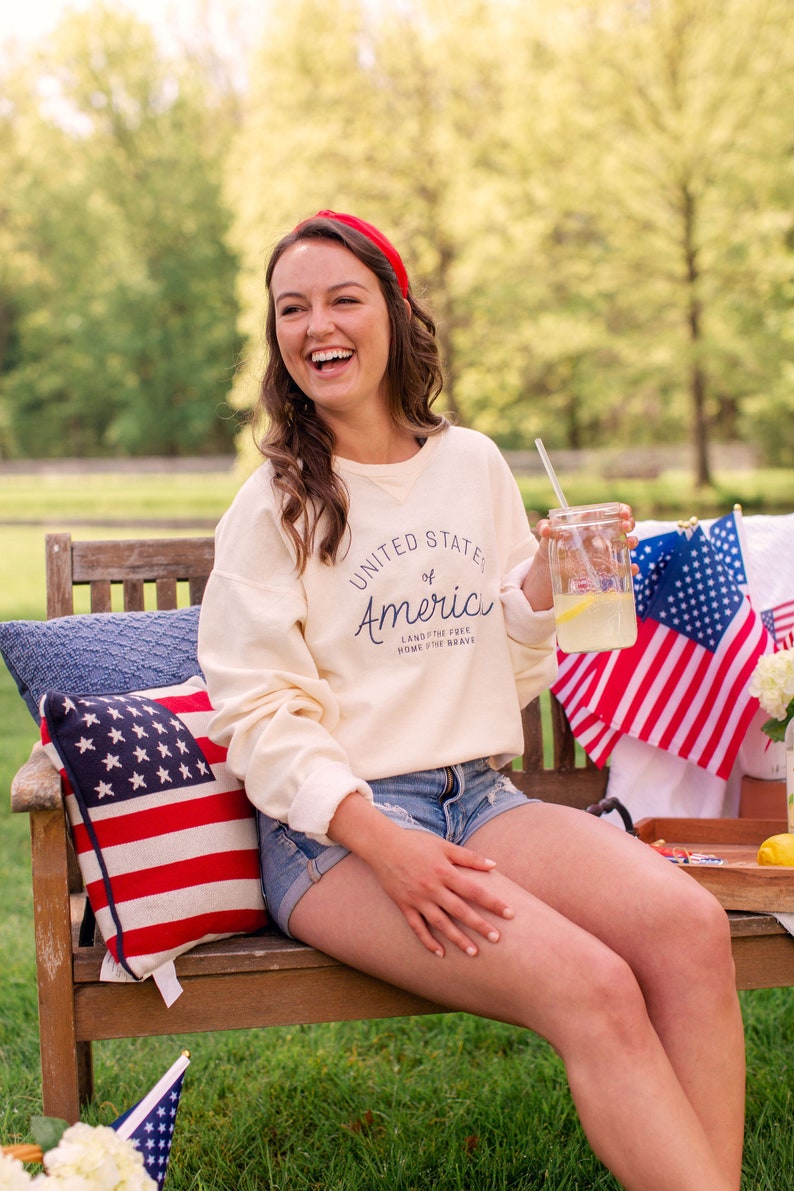 United States Of America Embroidered Comfort Wash Crewneck Sweatshirt Vintage Inspired 4th Of July Summer 1716968027216.jpg