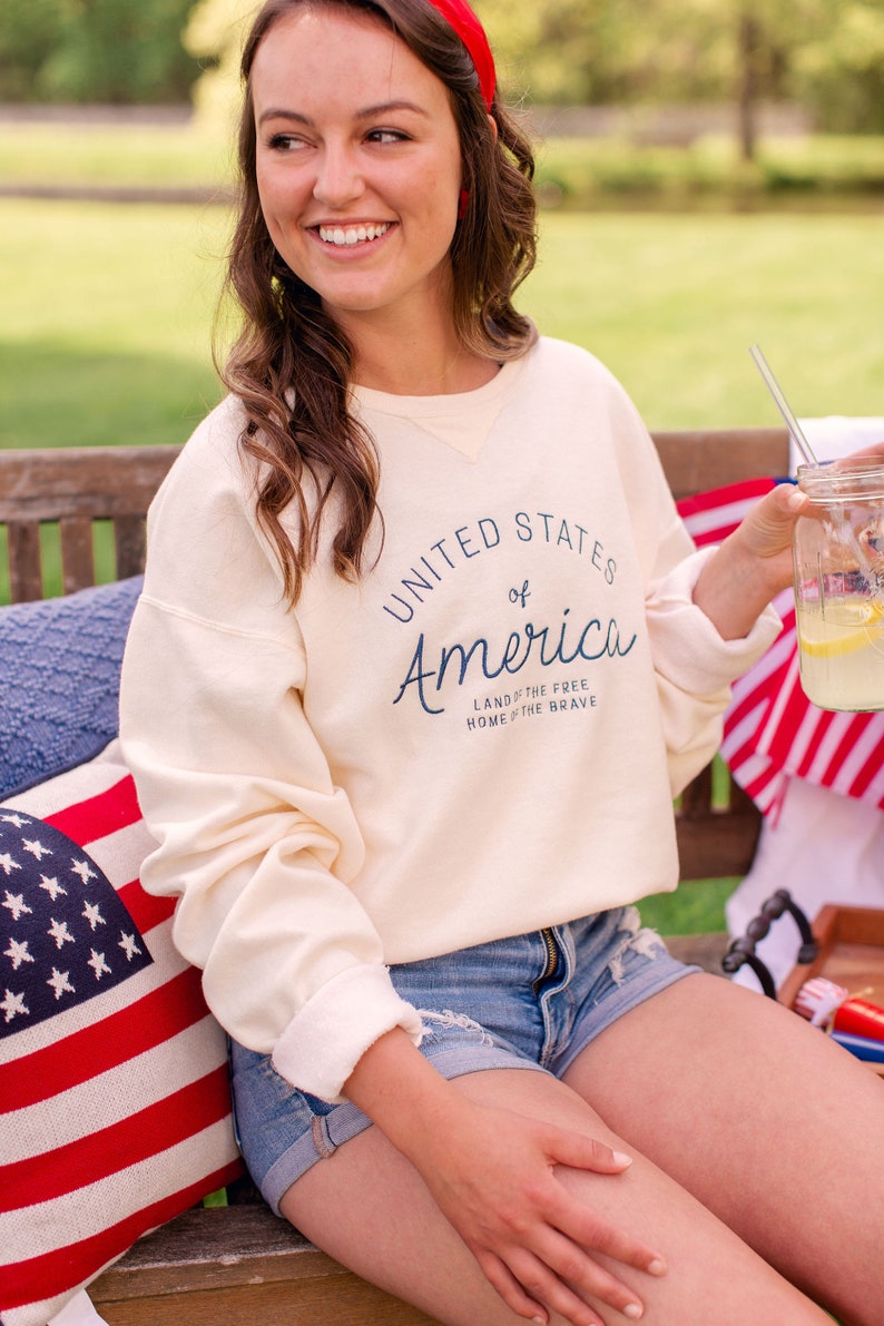 United States Of America Embroidered Comfort Wash Crewneck Sweatshirt Vintage Inspired 4th Of July Summer 1716968027368.jpg