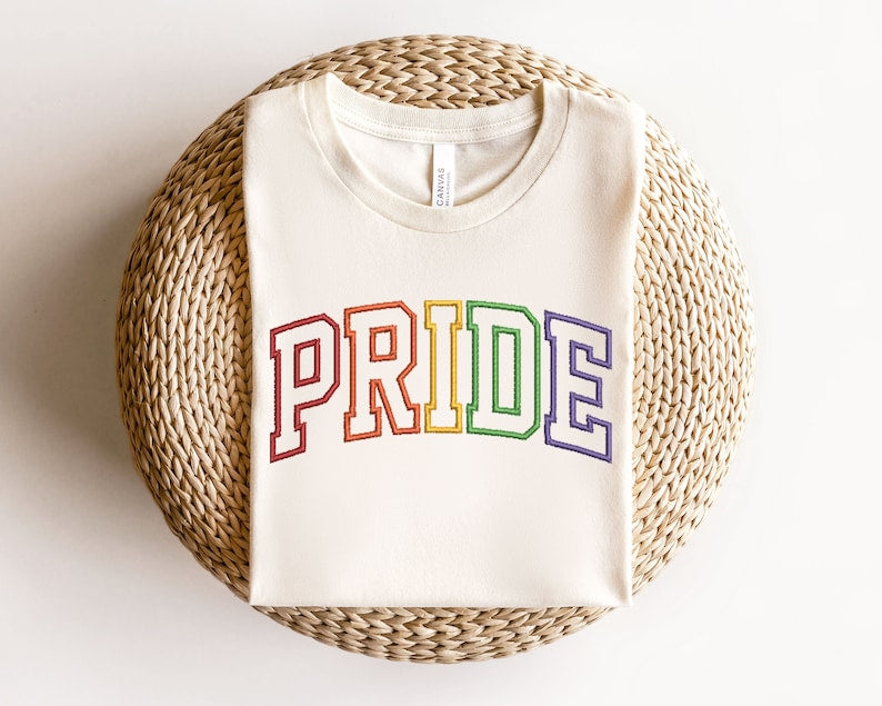 Embroidered Pride Sweatshirt Embroidered Lgbt Shirt Embroidered Pride Shirt Lgbt Friendly Shirt Lgbt Support Shirt Rainbow Shirt 1716968611593.jpg