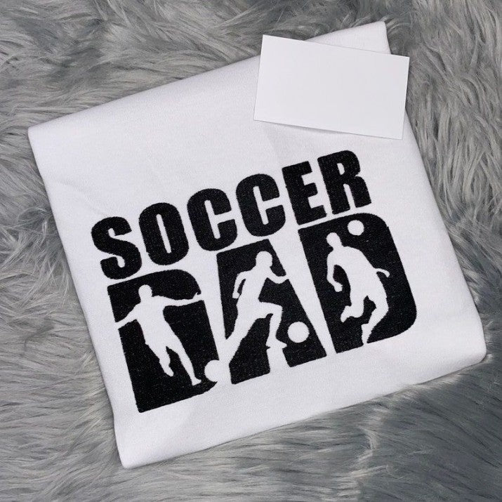 Soccer Word Cup Soccer Soccer Dad Personalized Fathers Day T  Shirt Juneteenth 1865 Embroidered Gift Birthday 4th Of July 1717037987025.png