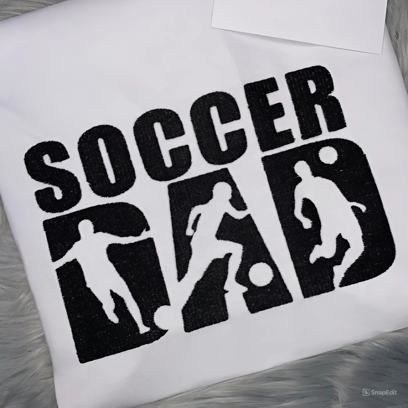 Soccer Word Cup Soccer Soccer Dad Personalized Fathers Day T  Shirt Juneteenth 1865 Embroidered Gift Birthday 4th Of July 1717037987707.jpg