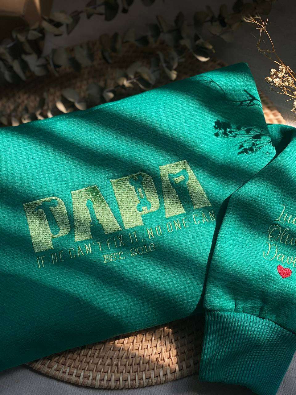 Personalized Papa If He Can T Fix It No One Can Special Embroidered Shirt Gift For Dad 1717039042077.jpg