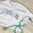 Blue Green Embroidered Nurse Athletic Block Gemma Sweatshirt Nurse Pullover Sweatshirt Gift For Grad New Nurse Gift 1717820735576.jpg