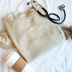 Neutral Embroidered Nurse Athletic Block Gemma Sweatshirt Nurse Pullover Sweatshirt Gift For Grad New Nurse Gift Nurse T Shirt 1717821543549.jpg