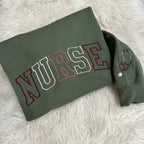 Embroidered Nurse Athletic Block Gemma Sweatshirt  Nurse Pullover Sweatshirt  Gift For Grad  New Nurse Gift  Nurse Crewneck Sweatshirt 1720688403266.jpg