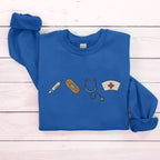 Nurse Sweatshirt Embroidered Gift For Nurse Day Nurse Crewneck Nursing Student Gifts Nurse Grad Student Shirt Nurse Week Gifts Nurse Day 1720688936009.jpg