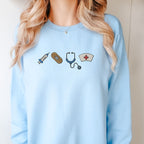 Nurse Sweatshirt Embroidered Gift For Nurse Day Nurse Crewneck Nursing Student Gifts Nurse Grad Student Shirt Nurse Week Gifts Nurse Day 1720688936546.jpg