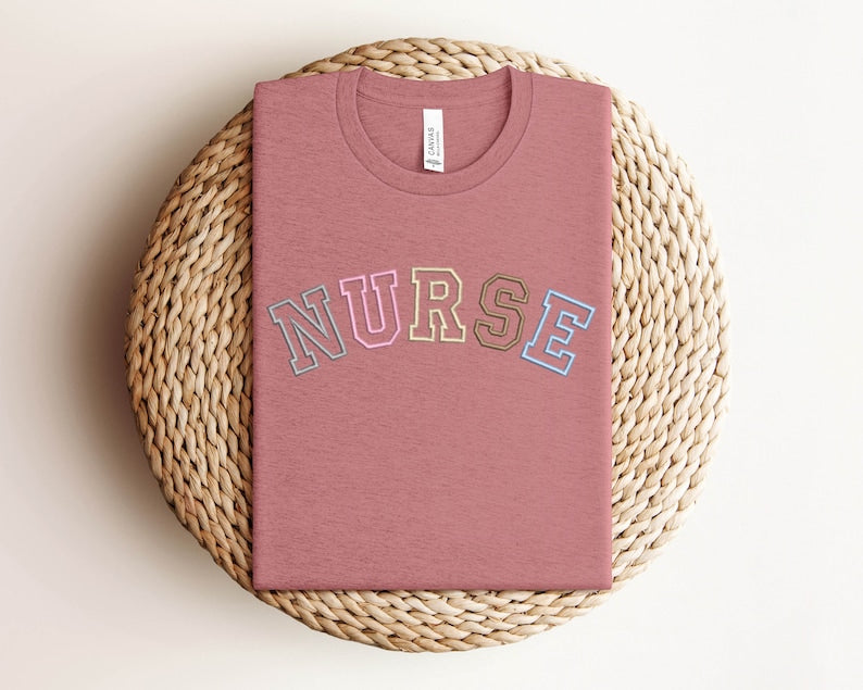 Embroidered Nurse Sweatshirt Embroidered Nursing Shirt Embroidered Registered Nurse Shirt Nursing Hoodie Nursing School Shirt Nursing 1720759117981.jpg