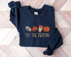 Embroidered Fall Sweatshirt Fall Season Shirt Fall Football Sweatshirt Fall Sweater Embroidered Tis The Season Sweatshirt 1721720230775.jpg