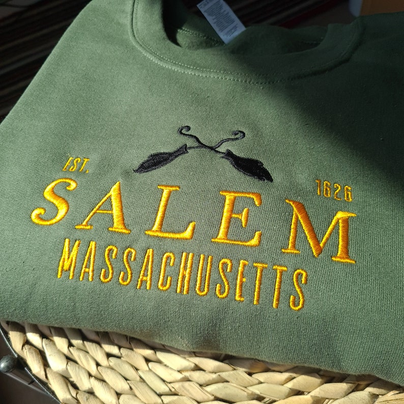 Salem Massachusetts Embroidered Sweatshirt Halloween Embroidered Crewneck Salem Sweatshirt Vintage Halloween Sweatshirt States Crewneck 1722393431519.jpg