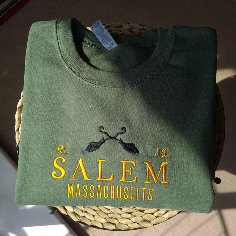 Salem Massachusetts Embroidered Sweatshirt Halloween Embroidered Crewneck Salem Sweatshirt Vintage Halloween Sweatshirt States Crewneck 1722393431539.jpg