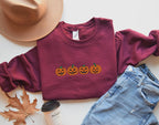 Embroidered Pumpkin Sweatshirt Embroidered Fall Sweatshirtjack O Lantern Sweatshirt Halloween Embroidered Sweatshirt Spooky Season 1722397350867.jpg