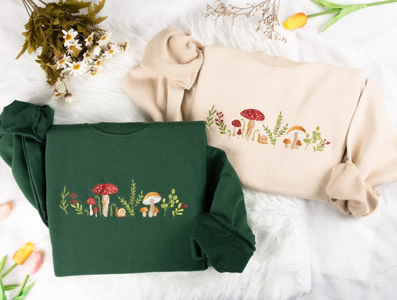 Mushrooms Embroidered Sweatshirt  Mushrooms Embroidered T Shirt  Mushrooms Embroidered Hoodie  Mushrooms Sweater  Crew Neck Sweatshirt 1723001214207.jpg