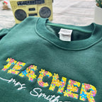 Embroidered Teacher Sweatshirt Personalized Teacher Gift Gift For Tutor Back To School Shirts Gift For Teacher Gift For Her 1723607960507.jpg