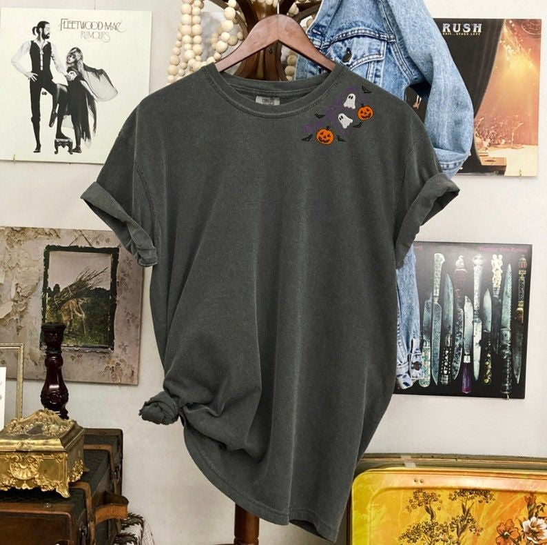 Embroidered Halloween Neckline Comfort Colors Shirt Unisex Fit 1724315066018.jpg