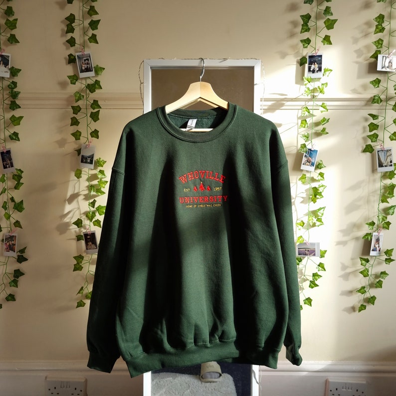 Christmas Whoville University Embroidered Sweatshirt Christmas Crewneck Christmas Jumper Christmas Hoodie Retro Vintage Sweatshirt 1725071444346.jpg