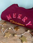 Retro Merry Christmas Embroidered Jumper Unisex Holidays Sweater Stocking Filler Vintage Festive Sweatshirt Embroidery 50s Gift Ideas 1725071799622.jpg