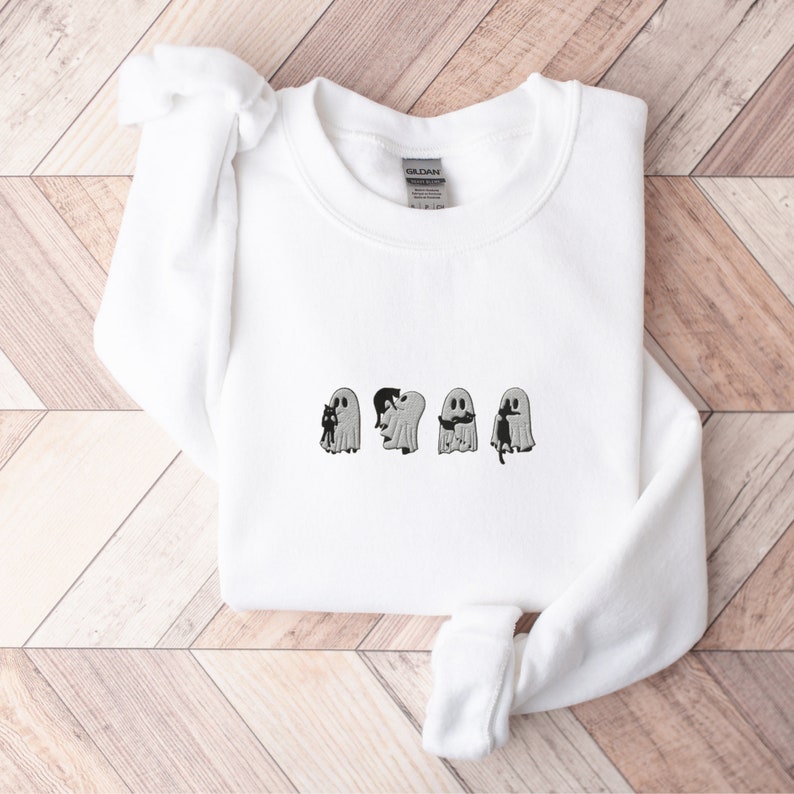 Embroidered Ghost Black Cats Sweatshirt Embroidered Ghost Cats Ghost With Black Cats Sweater Halloween Embroidery Spooky Season 1725522338065.jpg