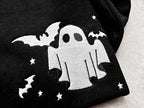 Ghost Embroidered Sweatshirt Little Ghost Bat Shirt Halloween Sweatshirt Halloween Embroidered Sweatshirt Ghost Sweatshirtspooky Season 1725522857368.jpg