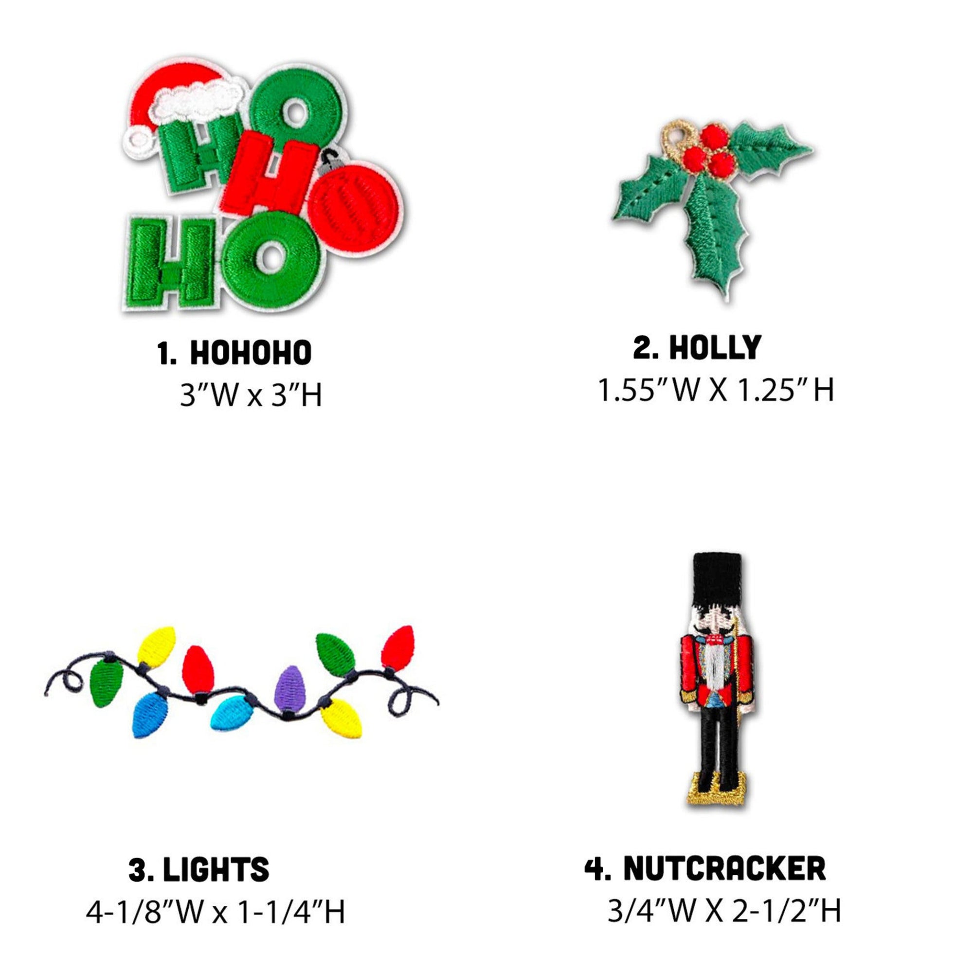 Christmas Patches   Iron On Embroidered Appliques   Embellishments For Clothing Jackets Backpacks And Decorations 1725865794954.jpg